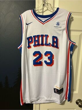 Philadelphia 23 Basketball Jersey - White/Blue/Red 2XL